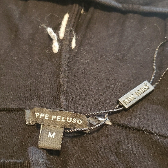 Peppe Peluso Black and Gray Hooded Jacket - Picture 6 of 8